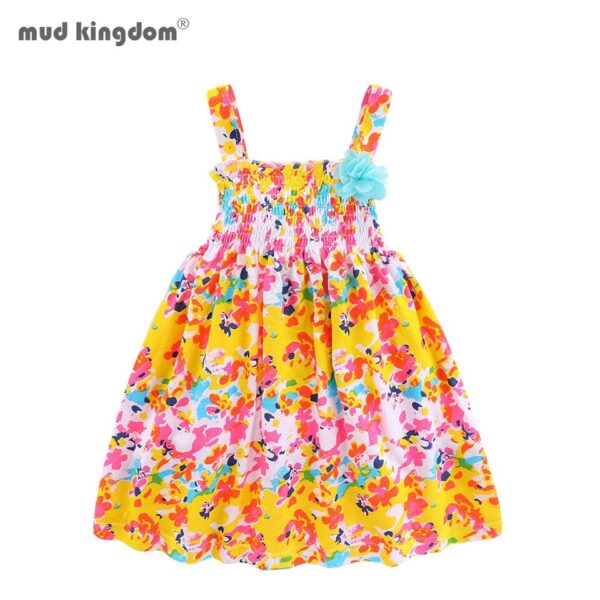 Floral Delight Toddler Girl Summer Dress - Image 2