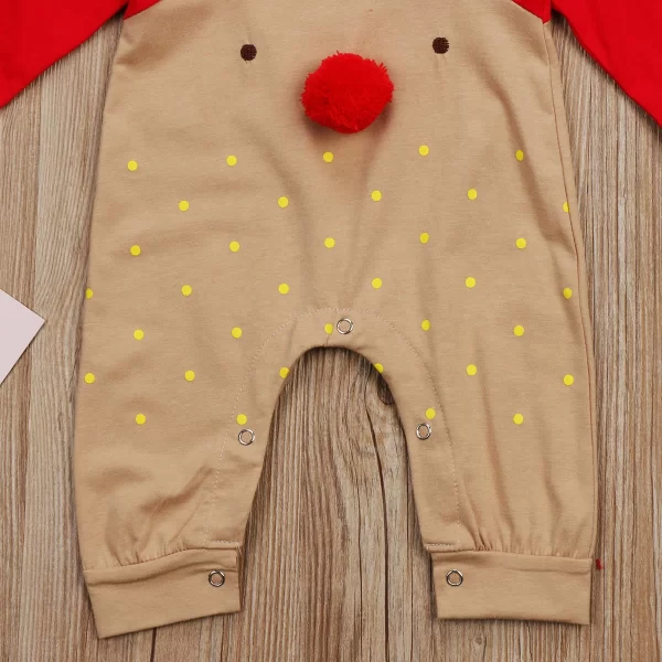 Infant Christmas Reindeer Jumpsuit - Image 5