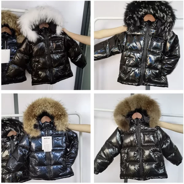 Children's Down Winter Parka - Image 3