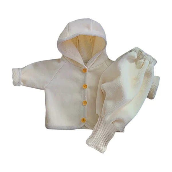 Plush Hooded Children's Outerwear
