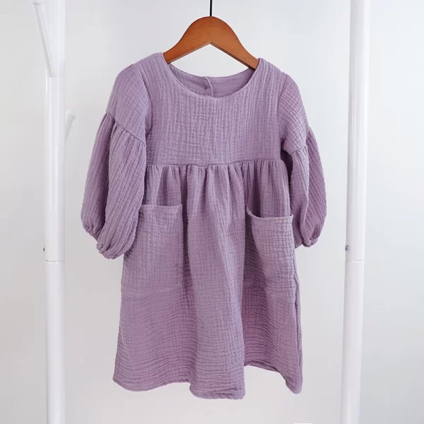 Organic Cotton Girl's Dress - Image 6