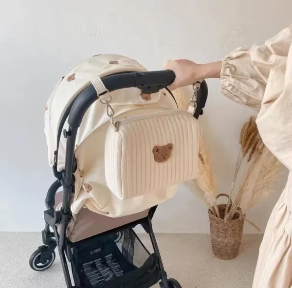 Quilted Baby Stroller Diaper Caddies Bags - Image 9