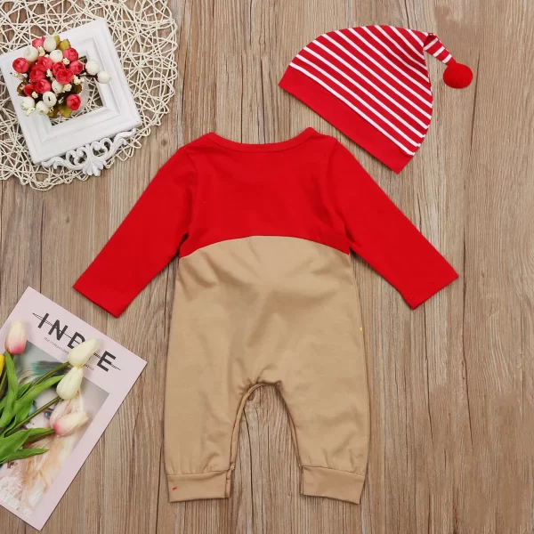Infant Christmas Reindeer Jumpsuit - Image 6