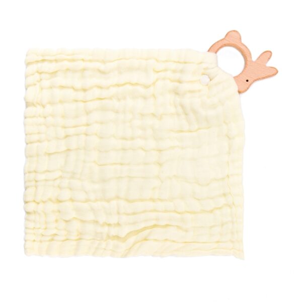 Cartoon Animal Teether Bib - Image 25
