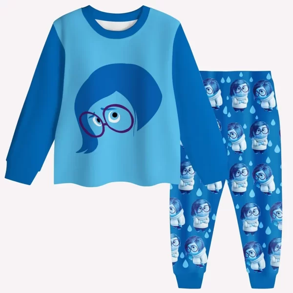2pcs Disney Inside Out 2 Long Sleeved Pajamas - Image 15