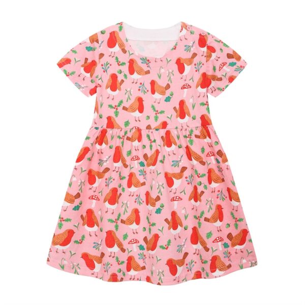 Animal Adventure Baby Girls Short Sleeve Dress - Image 5