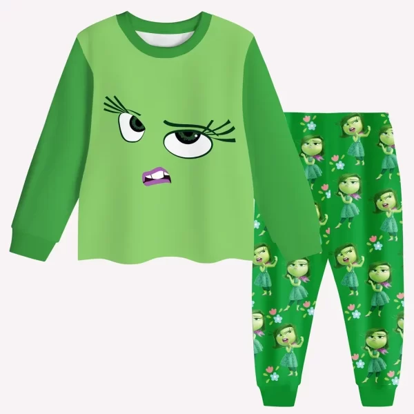 2pcs Disney Inside Out 2 Long Sleeved Pajamas - Image 13