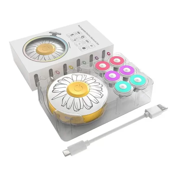 Baby Nail Clippers Safe Rechargeable With 6 Grinders