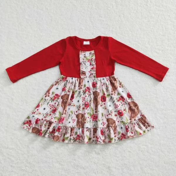 Long-sleeved Dress for Girls