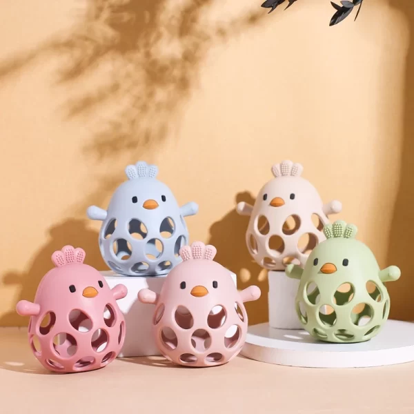 Baby Toys Silicone Hollow Teether BPA Free - Image 6