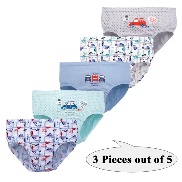 3 Pcs Boy's Underwear Cotton - Image 8