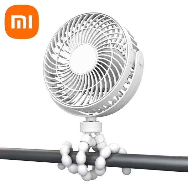 Mini Portable Stroller Fan Detachable 3 Speed ​​Rechargeable - Image 10