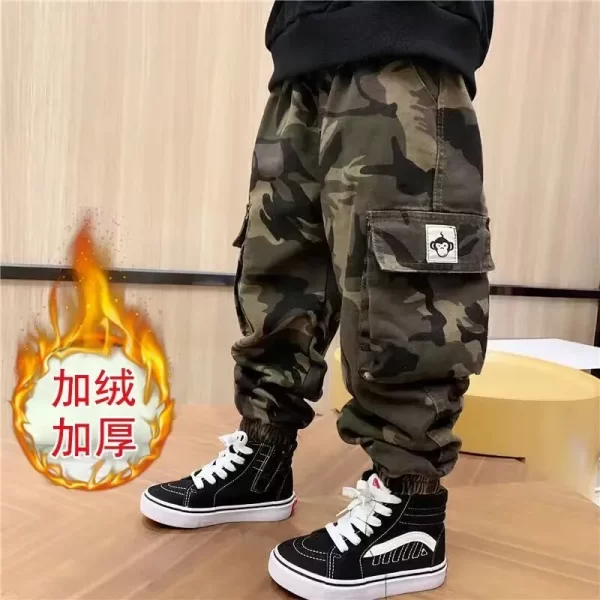 Children's Camouflage Cargo Pants - Image 7