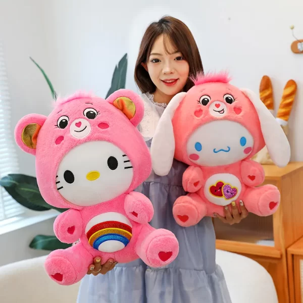 Hello Kitty Dressed as Care Bear Plush - Image 3