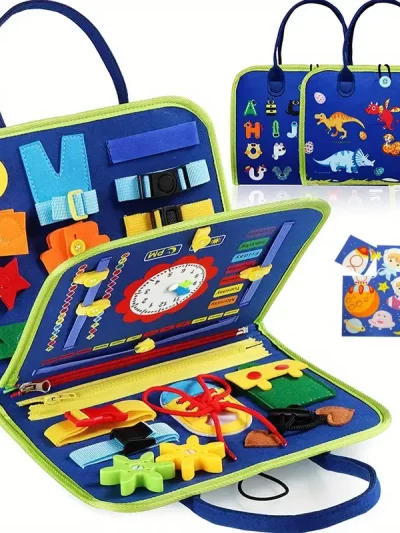 Toddler Montessori Felt Learning Board Busy Book