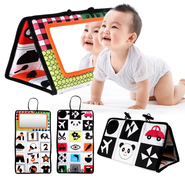 Baby Mirror Tummy Time Infant Foldable Mirror - Image 9