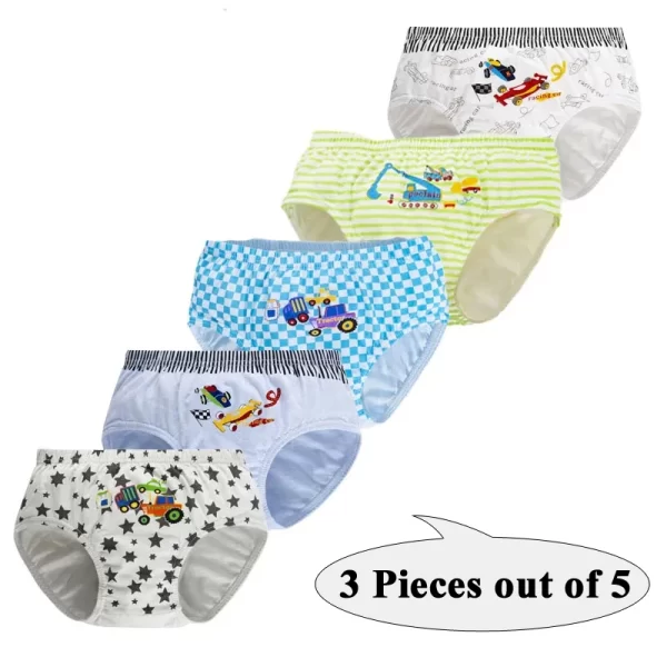 3 Pcs Boy's Underwear Cotton - Image 13