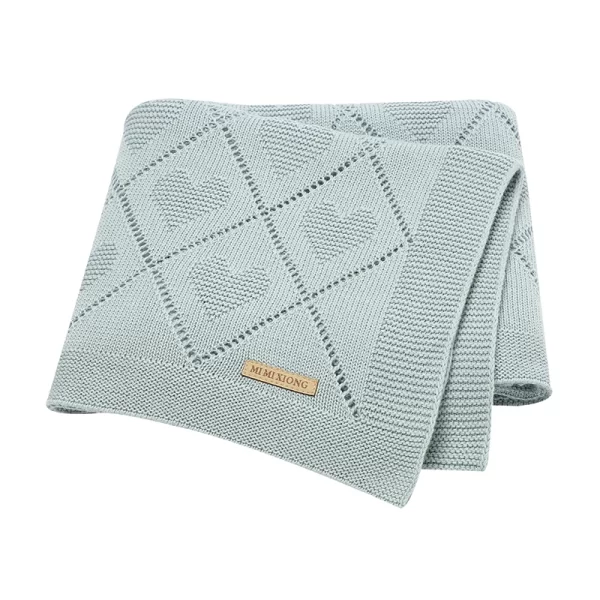 Baby Blankets Knitted Breathable Cotton - Image 10
