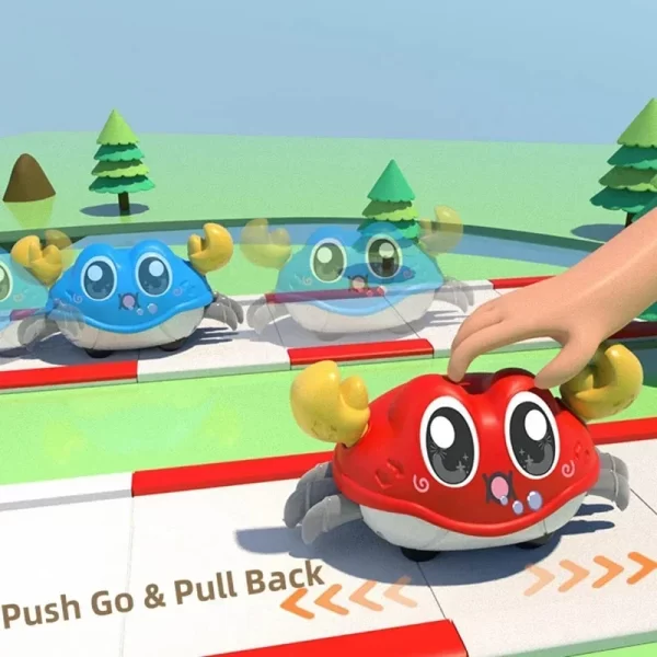 Crawling Crab Tummy Time Baby Sensory Toys - Image 2