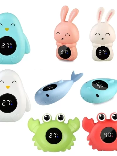 Cartoon Floating Digital Thermometer