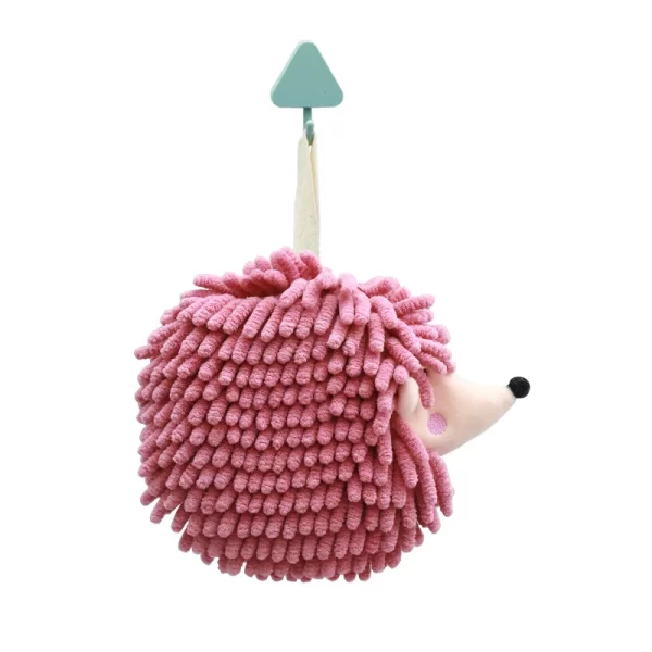 Hedgehog Chenille Hand Ball Soft Towels - Image 9