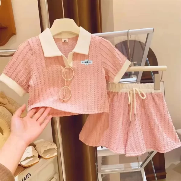 2-10Y Cute Clothes Set Girl's Casual Outfit - Image 2