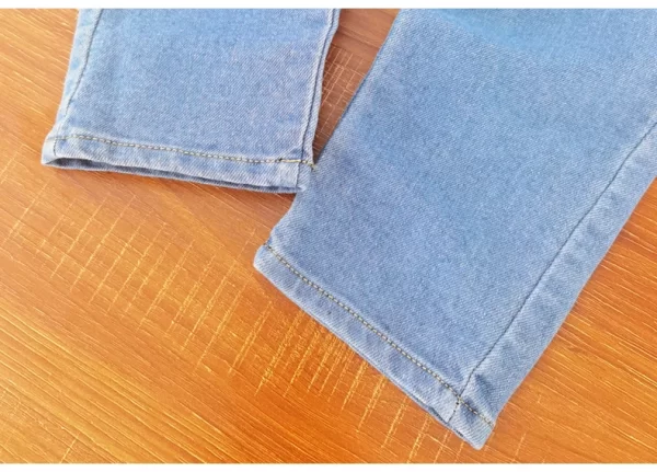 Toddler Baby Overalls Light Blue Denim 0-3Y - Image 12