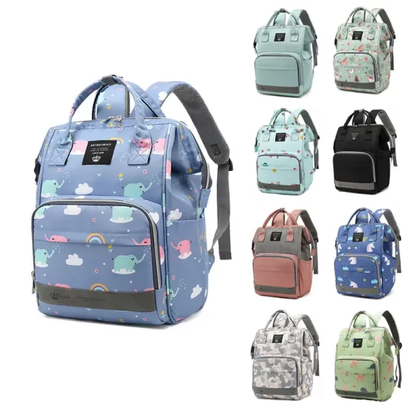Large Capacity Diaper Bag Backpack Waterproof - Image 2