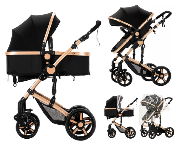 2 in 1 Comfort Baby Stroller/Pram - Image 13
