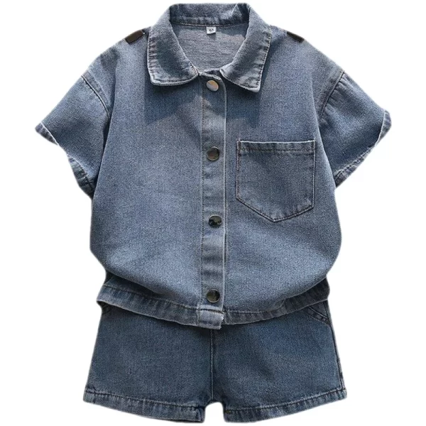 Boys' Denim Shorts Set - Image 5
