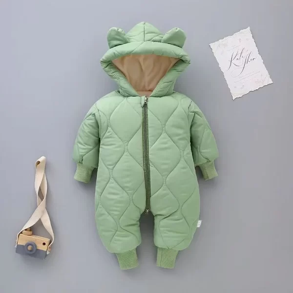 Infant Cozy One Piece Winter Onesie - Image 14