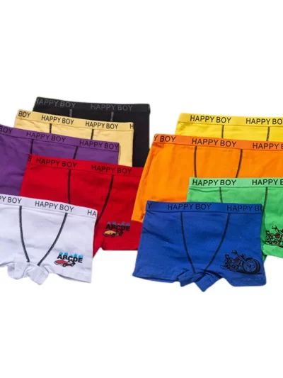 Boy Cartoon Boxers Cotton