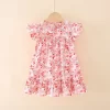 Girl's Flower Pattern Beach Dresses 100% Cotton - Image 9