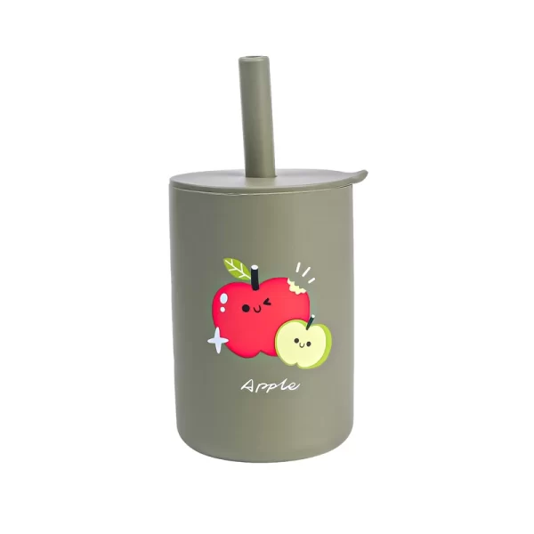 Silicone Sippy Cup with Lid, BPA-free - Image 10