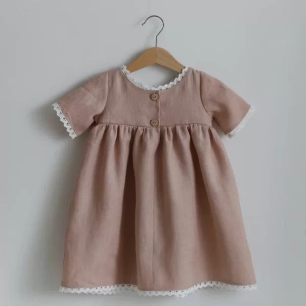 Baby Girl Party Dresses Lace Cotton - Image 4