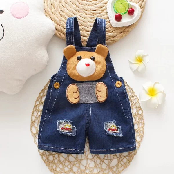 Cute Overall Jean Shorts - Image 9
