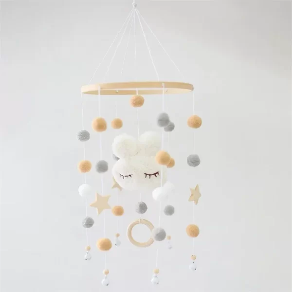 Cute Cloud Face Mobile Rattles Toys for Newborn 0-12 Months - Image 8