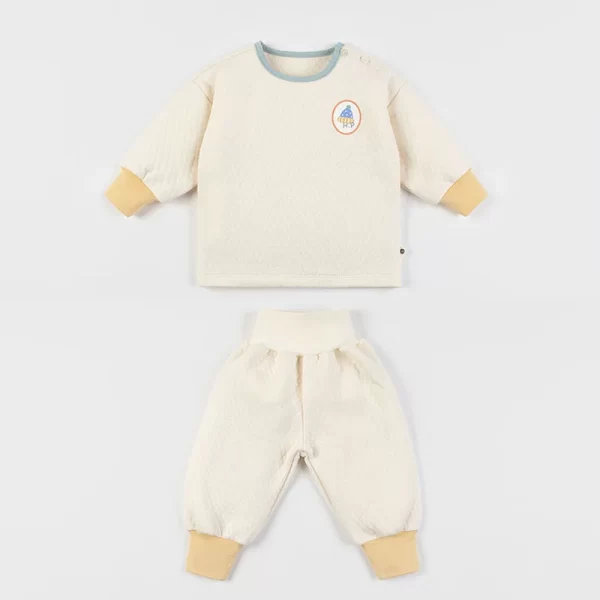 0-4 Y 2024 Winter New Toddler Thermal Underwear Pajamas 2Pcs - Image 8