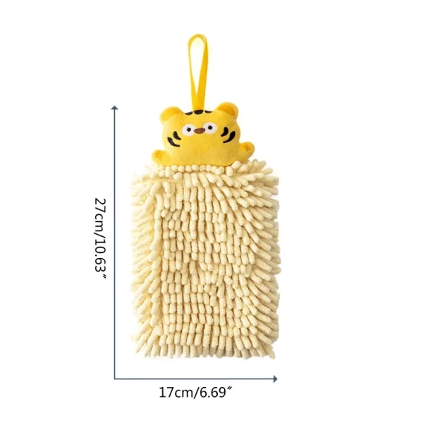 Adorable Chenille Hanging Hand Towel - Image 6