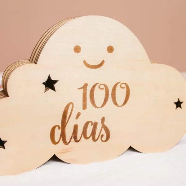 Wooden Baby Milestone Month Props - Image 5