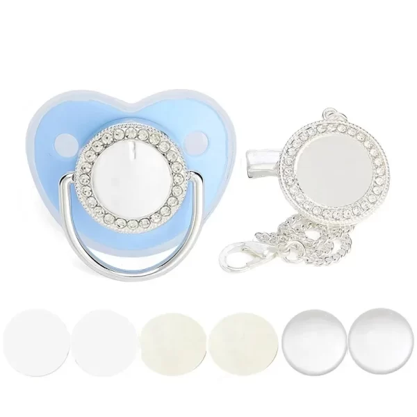 Baby Bling Pacifier/Clip/Holder Personalized - Image 19