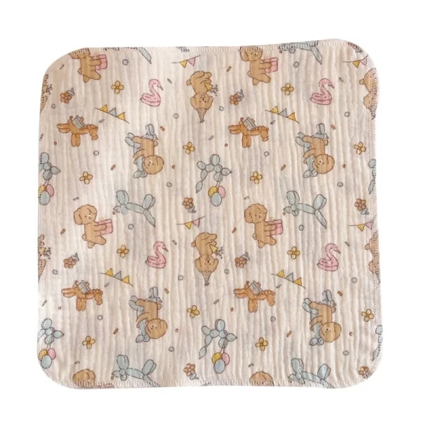 Cotton 4 Layer Muslin Baby Burping Bibs - Image 12