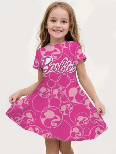 Barbie Dresses Girls Cute 3D Printed