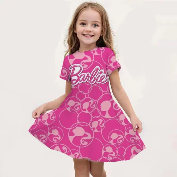 Barbie Dresses Girls Cute 3D Printed