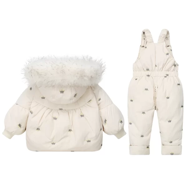 2Pcs Toddler Down Snowsuit 1-4Y - Image 3