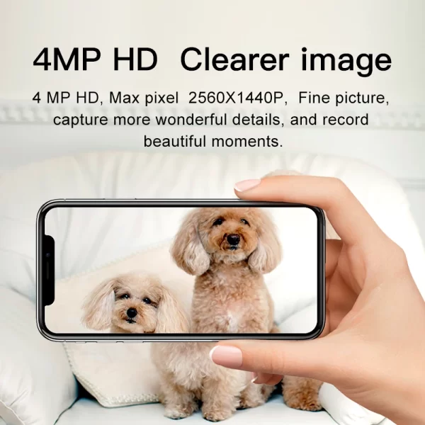 4MP 5g Wifi Wireless Indoor Baby Cam - Image 4