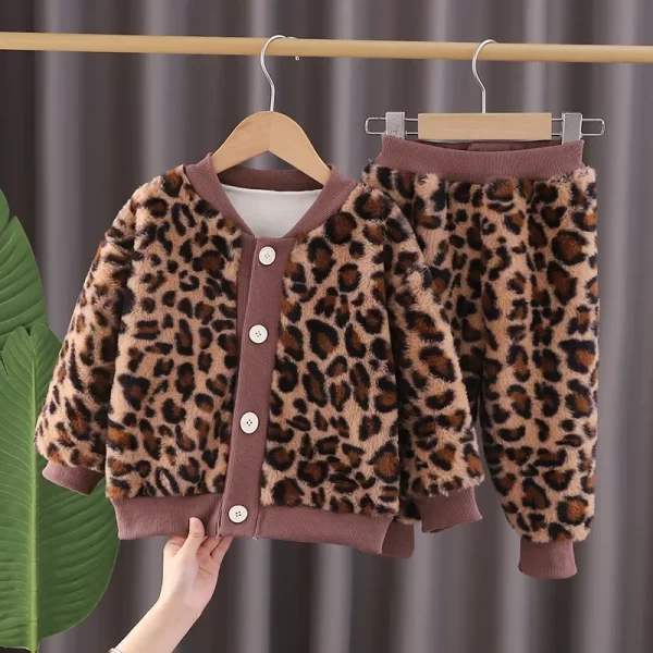 Leopard Sweater/Pant Set Winter - Image 2
