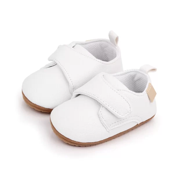 Newborn Baby Boy/Girl Shoes Leather Rubber Sole - Image 2