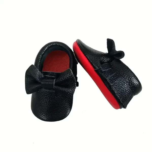 Bowknot Leather Baby Shoes - Image 7