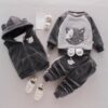 Cartoon Cat Hooded Vest Set - Image 28